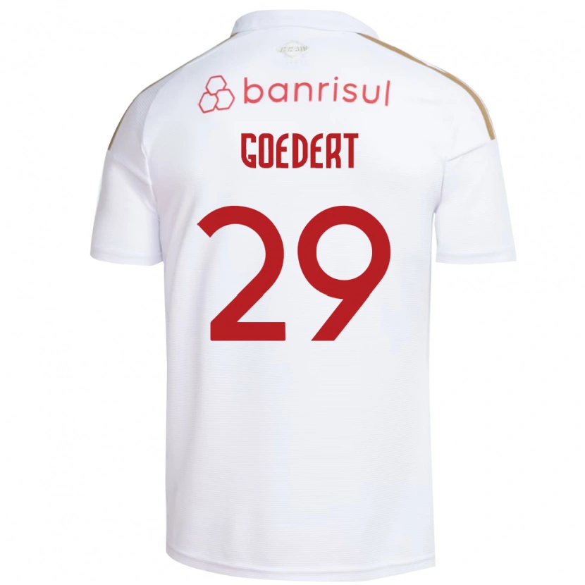 Danxen Mujer Camiseta Alice Goedert #29 Blanco Rojo 2ª Equipación 2026/27 La Camisa México