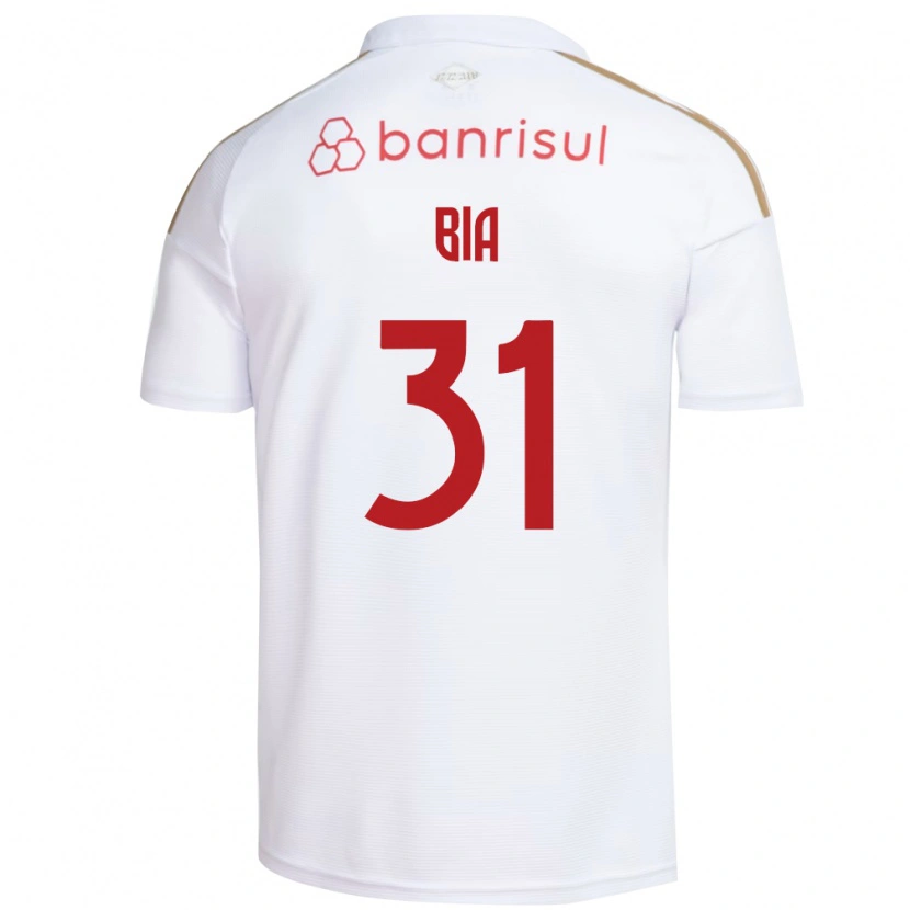 Danxen Mujer Camiseta Bia #31 Blanco Rojo 2ª Equipación 2026/27 La Camisa México