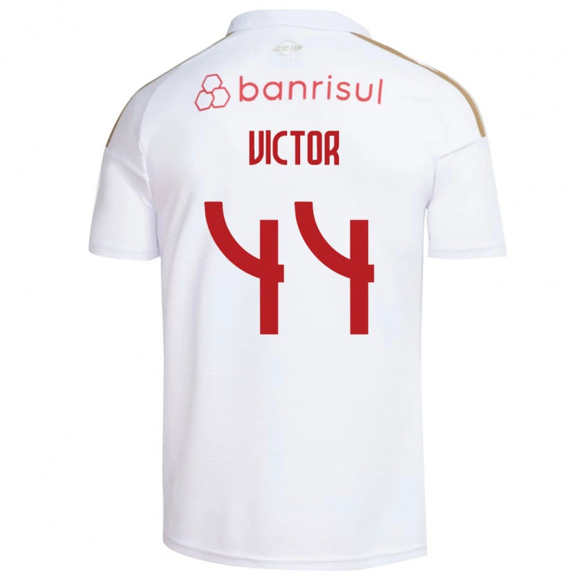 Danxen Mujer Camiseta João Victor #44 Blanco Rojo 2ª Equipación 2026/27 La Camisa México