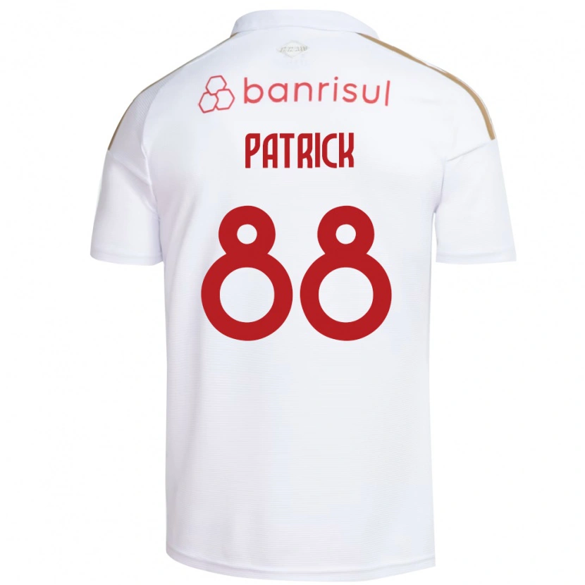 Danxen Mujer Camiseta Patrick #88 Blanco Rojo 2ª Equipación 2026/27 La Camisa México
