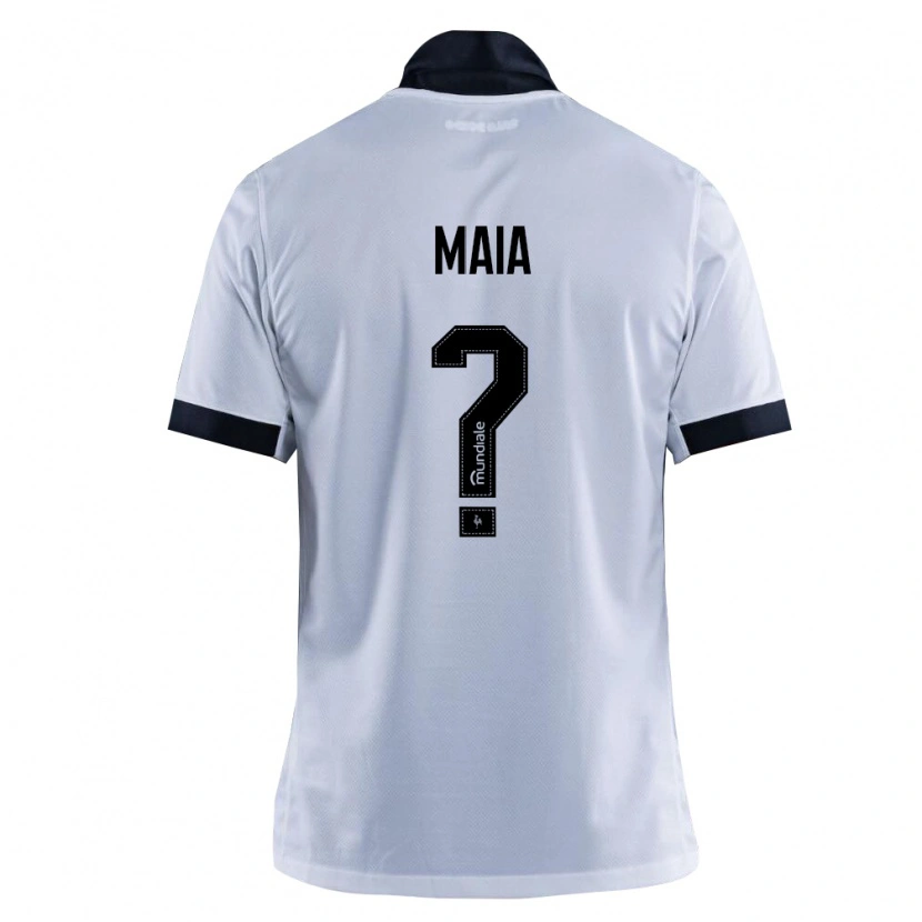 Danxen Mujer Camiseta Caio Maia #0 Blanco Negro 2ª Equipación 2026/27 La Camisa México