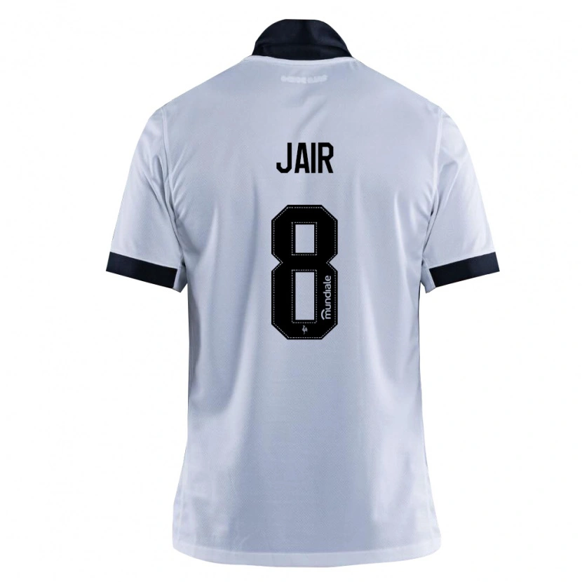 Danxen Mujer Camiseta Jair #8 Blanco Negro 2ª Equipación 2026/27 La Camisa México