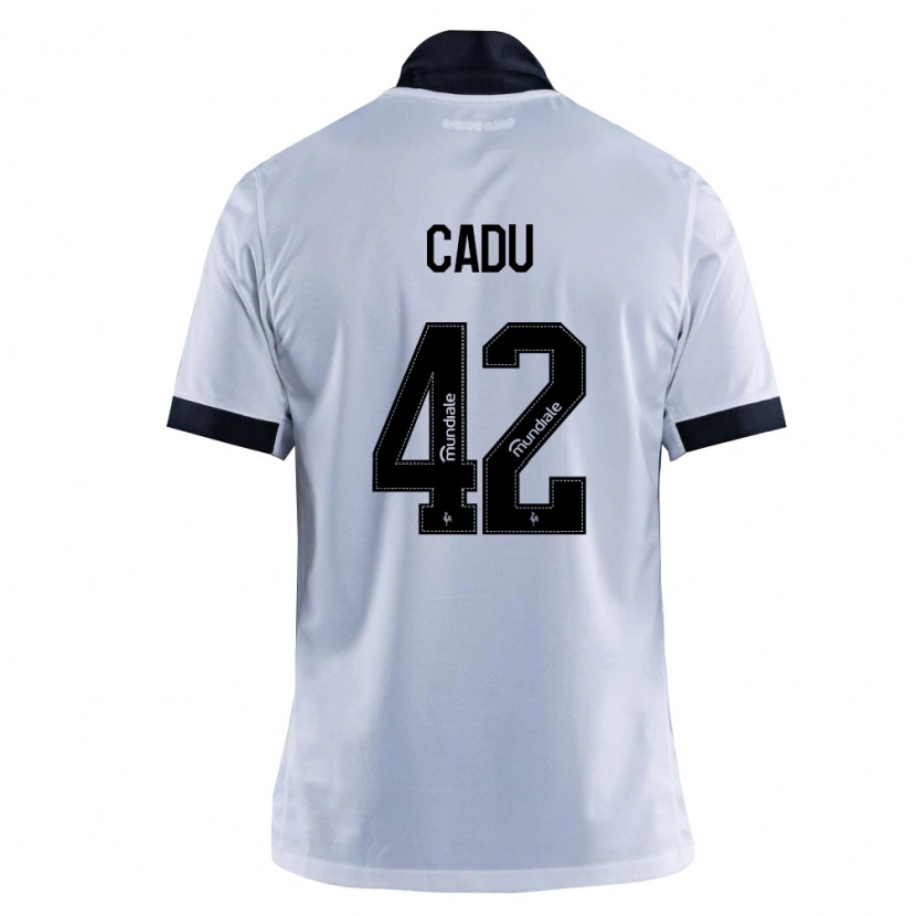 Danxen Mujer Camiseta Cadu #42 Blanco Negro 2ª Equipación 2026/27 La Camisa México