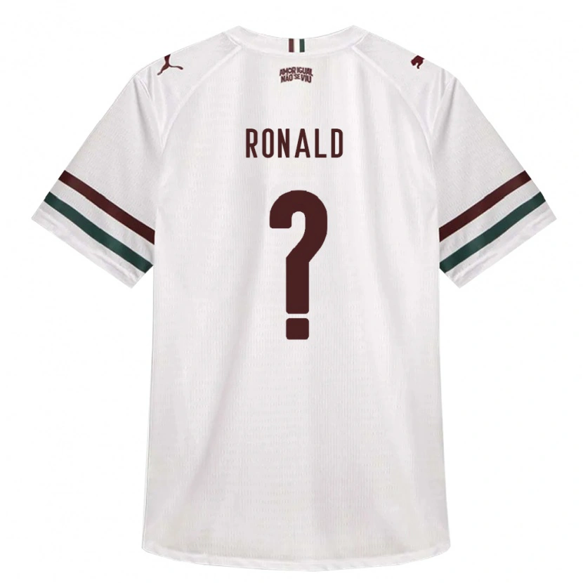Danxen Mujer Camiseta Ronald Mateus De Souza #0 Blanco Verde Borgoña 2ª Equipación 2026/27 La Camisa México