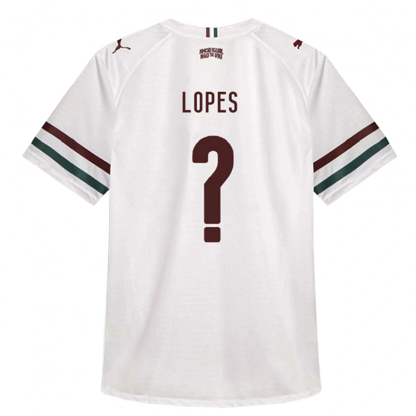 Danxen Mujer Camiseta Italo Lopes #0 Blanco Verde Borgoña 2ª Equipación 2026/27 La Camisa México