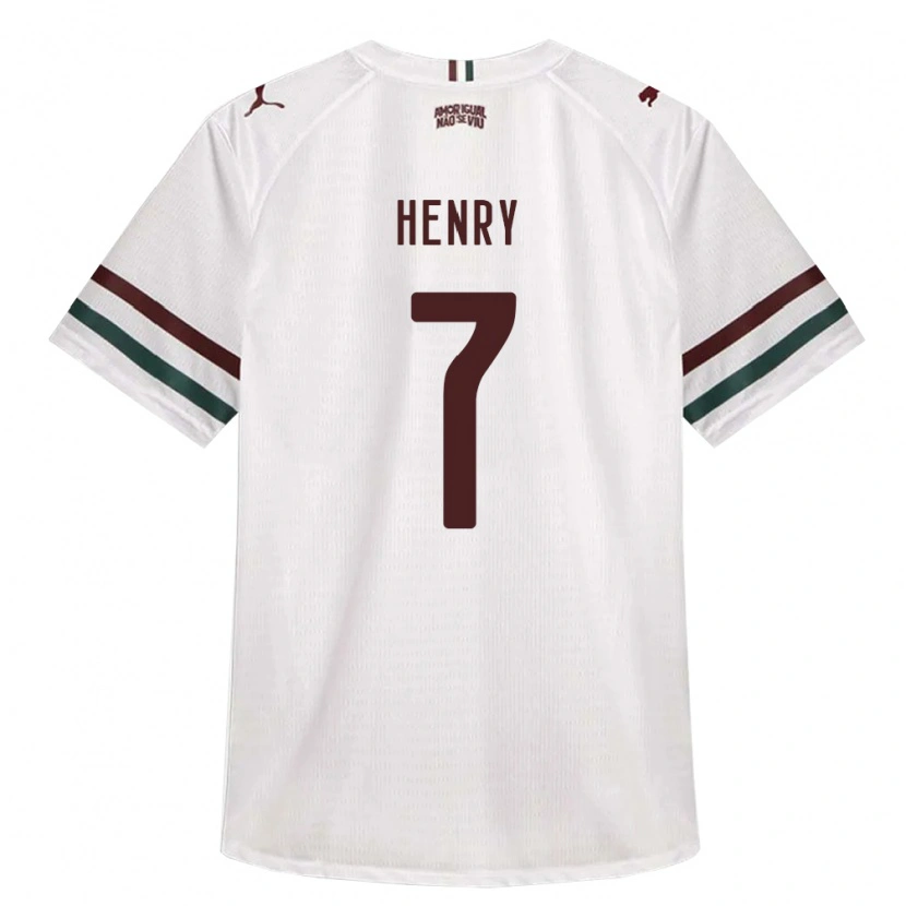 Danxen Mujer Camiseta Paul Henry #7 Blanco Verde Borgoña 2ª Equipación 2026/27 La Camisa México