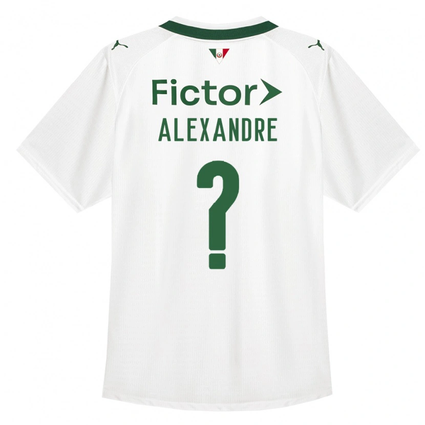 Danxen Mujer Camiseta Alexandre Gabini Costa #0 Verde Blanco 2ª Equipación 2026/27 La Camisa México