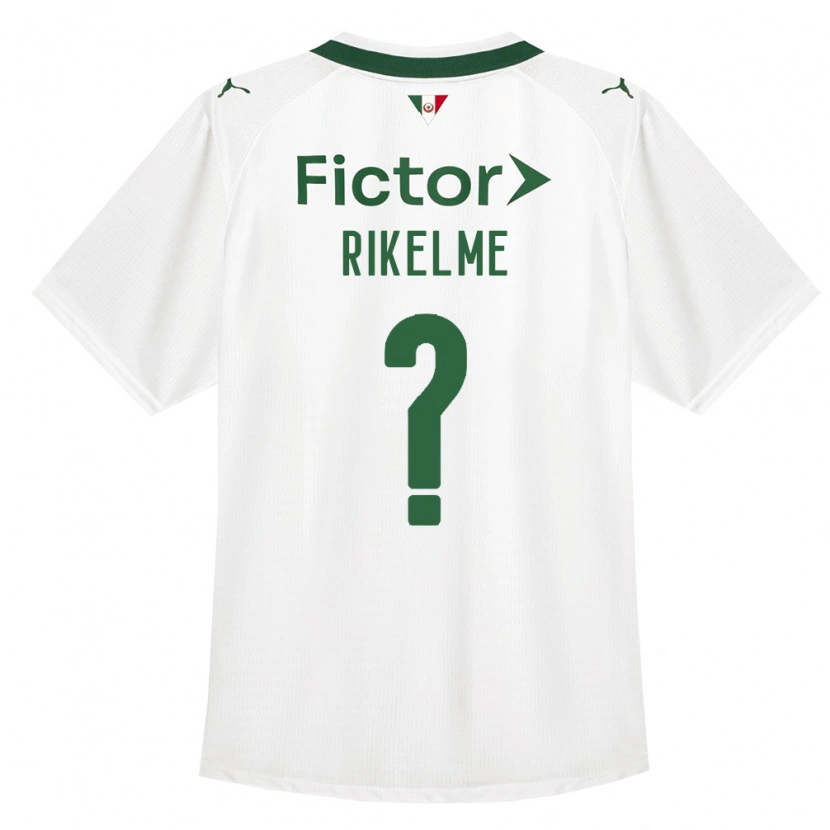 Danxen Mujer Camiseta Rikelme De Oliveira Da Silva #0 Verde Blanco 2ª Equipación 2026/27 La Camisa México