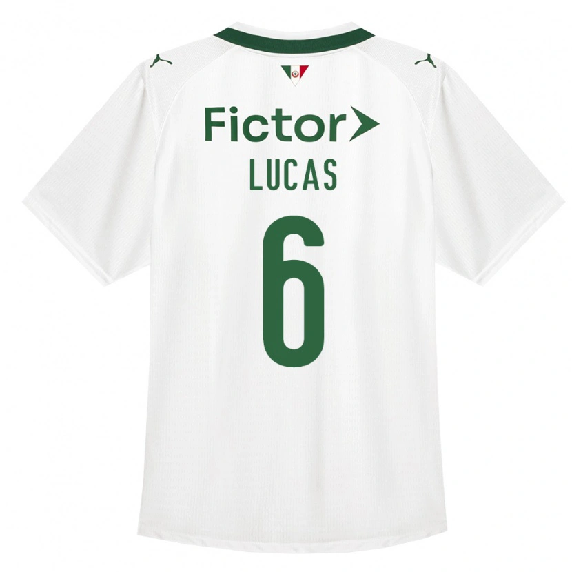 Danxen Mujer Camiseta André Lucas #6 Verde Blanco 2ª Equipación 2026/27 La Camisa México