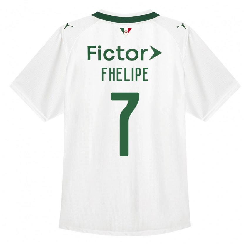 Danxen Mujer Camiseta Luis Fhelipe #7 Verde Blanco 2ª Equipación 2026/27 La Camisa México