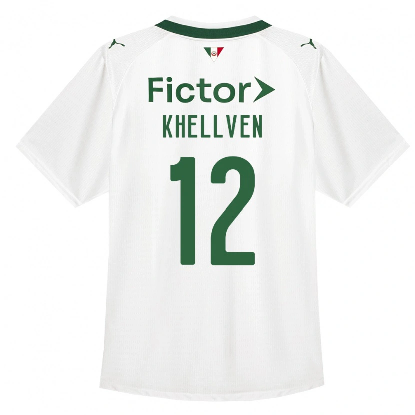 Danxen Mujer Camiseta Khellven Douglas Silva Oliveira #12 Verde Blanco 2ª Equipación 2026/27 La Camisa México