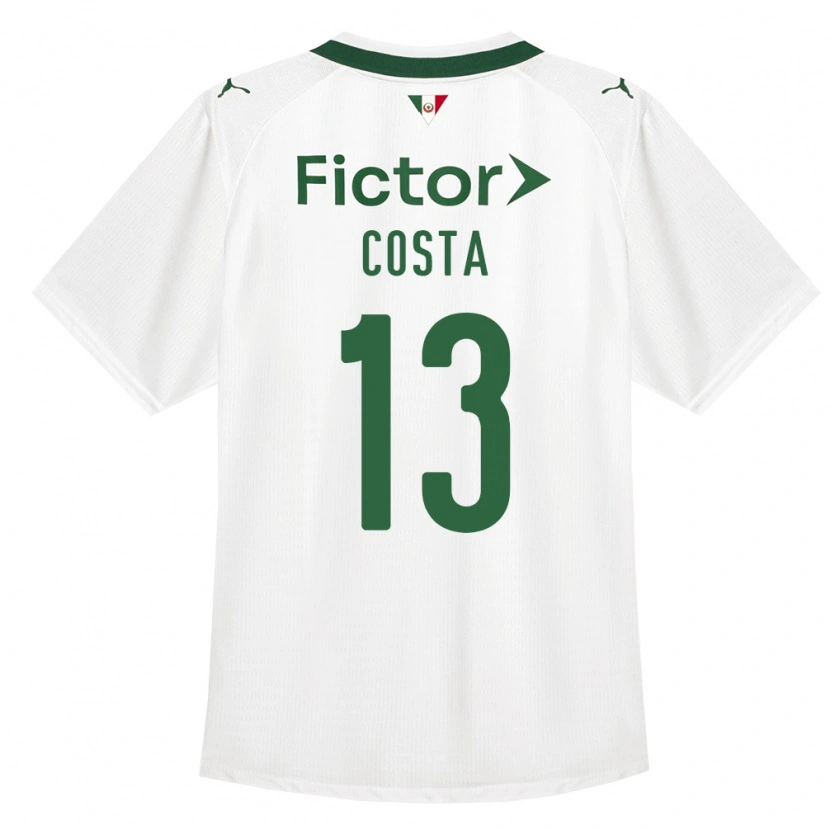 Danxen Mujer Camiseta Enzo Costa #13 Verde Blanco 2ª Equipación 2026/27 La Camisa México