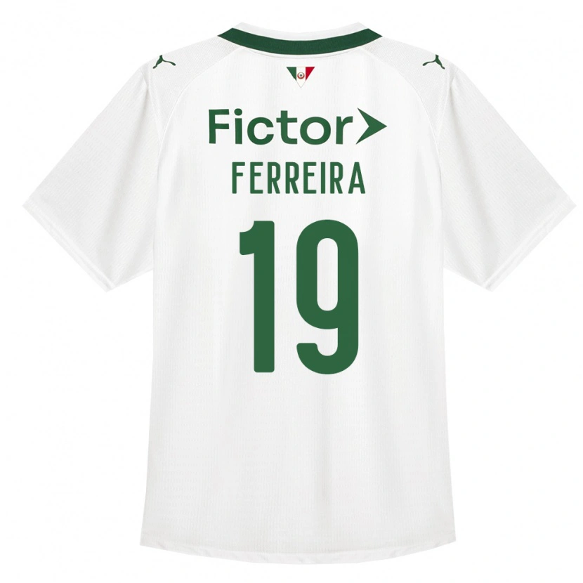 Danxen Mujer Camiseta Letícia Ferreira #19 Verde Blanco 2ª Equipación 2026/27 La Camisa México