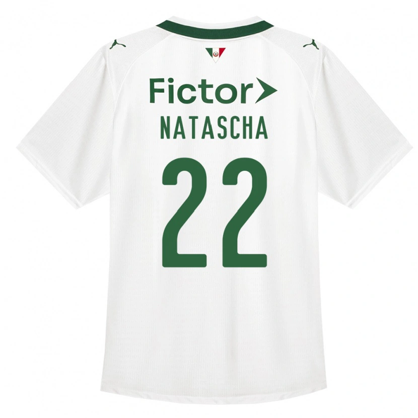 Danxen Mujer Camiseta Natascha #22 Verde Blanco 2ª Equipación 2026/27 La Camisa México