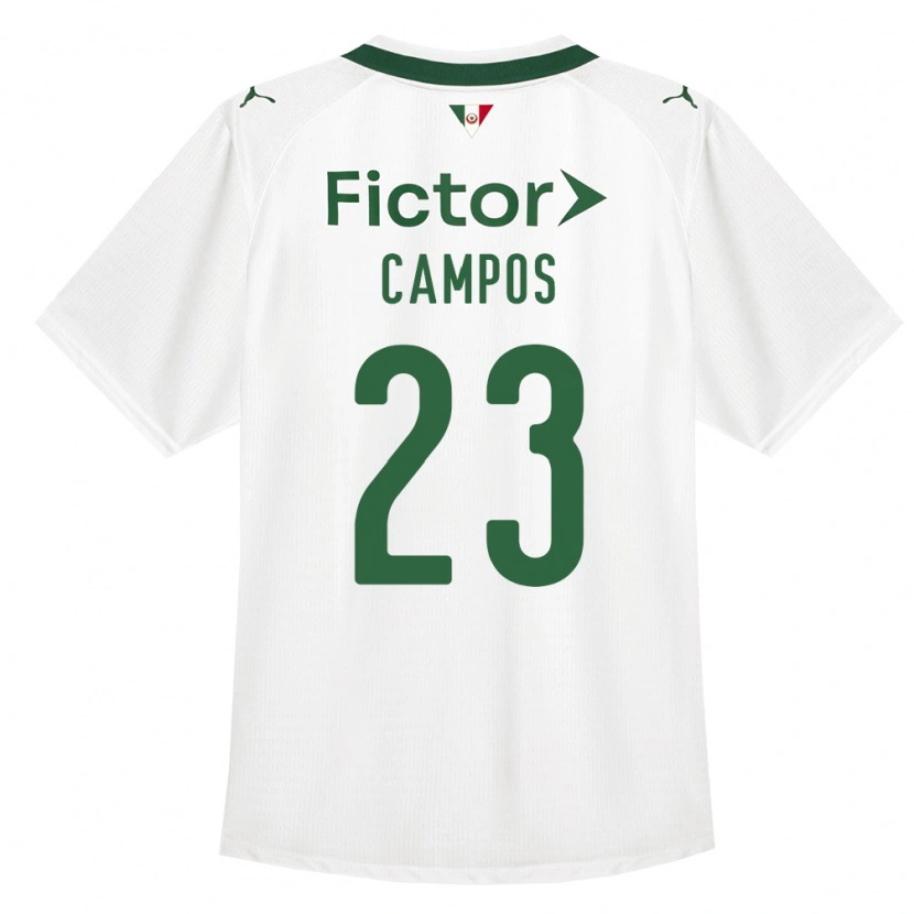 Danxen Mujer Camiseta Victor Campos #23 Verde Blanco 2ª Equipación 2026/27 La Camisa México