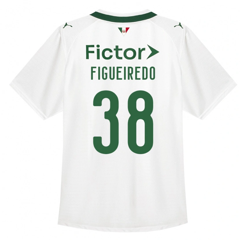 Danxen Mujer Camiseta Figueiredo #38 Verde Blanco 2ª Equipación 2026/27 La Camisa México