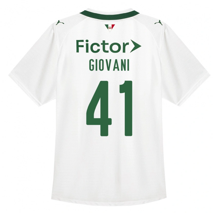 Danxen Mujer Camiseta Giovani #41 Verde Blanco 2ª Equipación 2026/27 La Camisa México