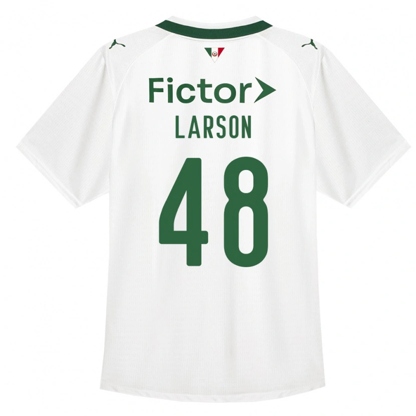 Danxen Mujer Camiseta Larson Torna Ferreira Dos Santos #48 Verde Blanco 2ª Equipación 2026/27 La Camisa México