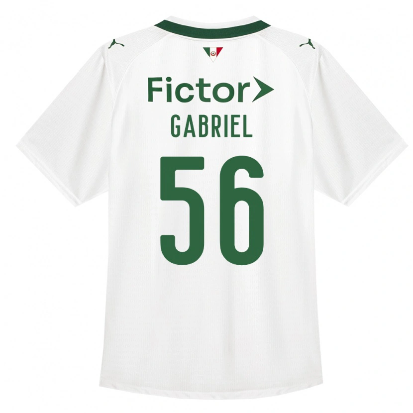 Danxen Mujer Camiseta Arthur Gabriel #56 Verde Blanco 2ª Equipación 2026/27 La Camisa México