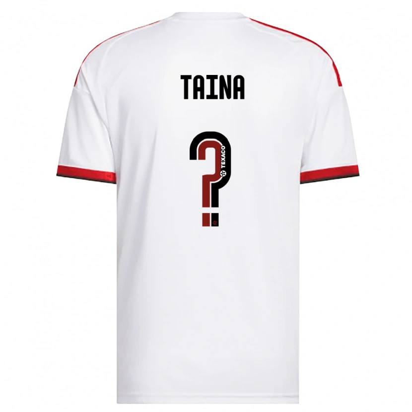 Danxen Mujer Camiseta Taina #0 Blanco Rojo Negro 2ª Equipación 2026/27 La Camisa México