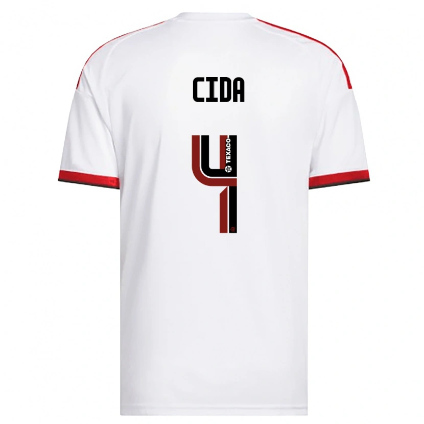 Danxen Mujer Camiseta Cida #4 Blanco Rojo Negro 2ª Equipación 2026/27 La Camisa México