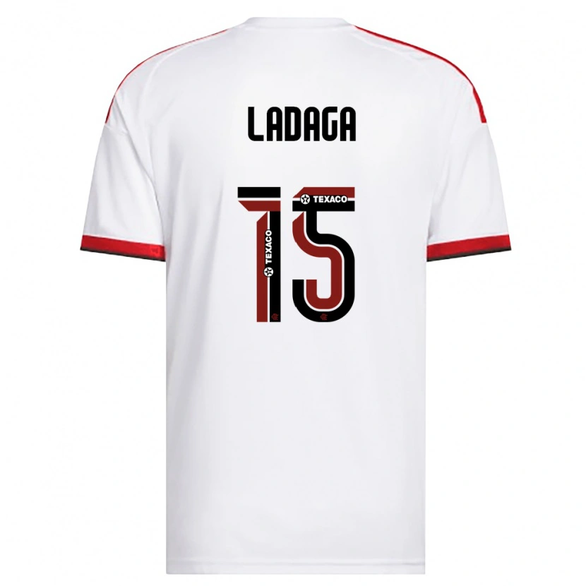 Danxen Mujer Camiseta Carol Ladaga #15 Blanco Rojo Negro 2ª Equipación 2026/27 La Camisa México