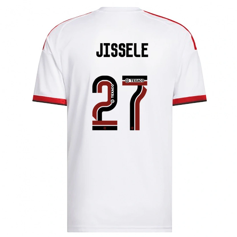 Danxen Mujer Camiseta Jissele #27 Blanco Rojo Negro 2ª Equipación 2026/27 La Camisa México