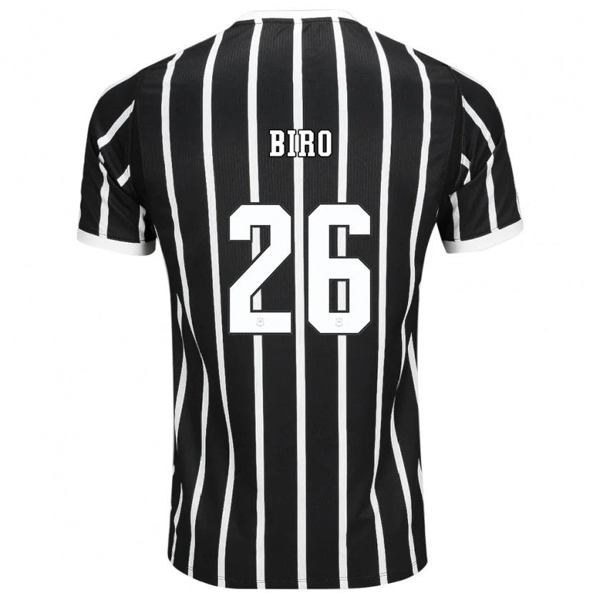 Danxen Mujer Camiseta Biro #26 Negro Blanco Rojo 2ª Equipación 2026/27 La Camisa México
