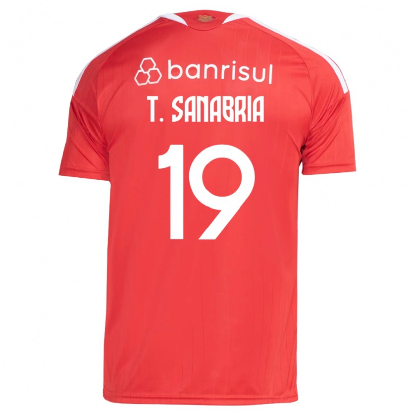 Danxen Mujer Camiseta Antonio Sanabria #19 Rojo Blanco 1ª Equipación 2026/27 La Camisa México