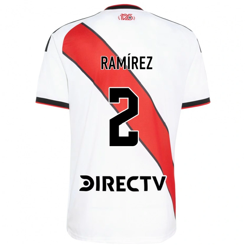 Danxen Niño Camiseta Tobías Ramírez #2 Rojo Blanco Negro 1ª Equipación 2026/27 La Camisa México