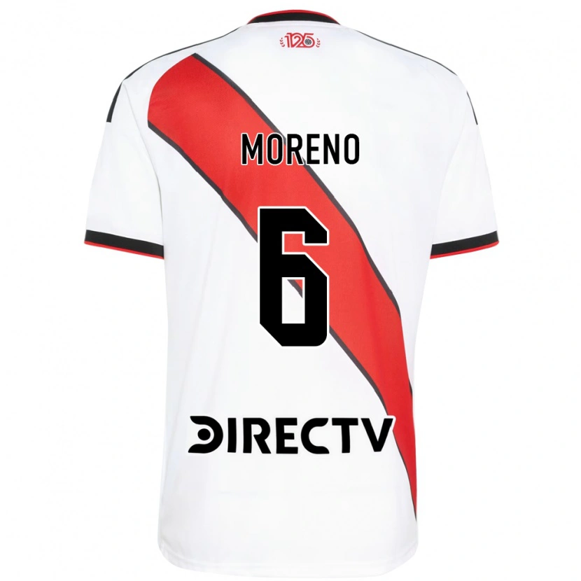 Danxen Niño Camiseta Aníbal Moreno #6 Rojo Blanco Negro 1ª Equipación 2026/27 La Camisa México