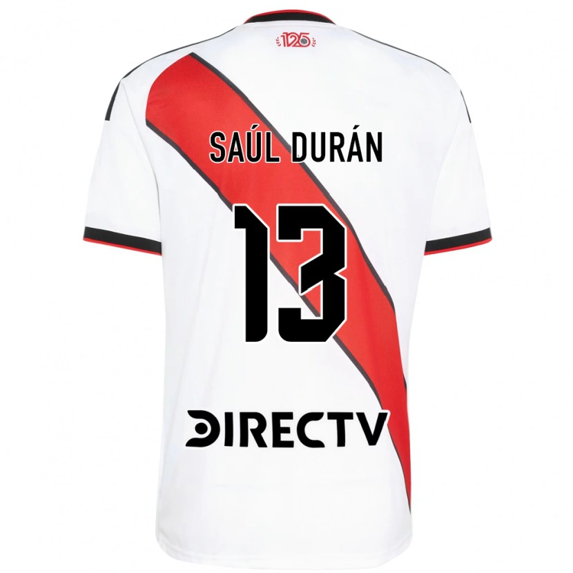 Danxen Niño Camiseta Saúl Durán #13 Rojo Blanco Negro 1ª Equipación 2026/27 La Camisa México