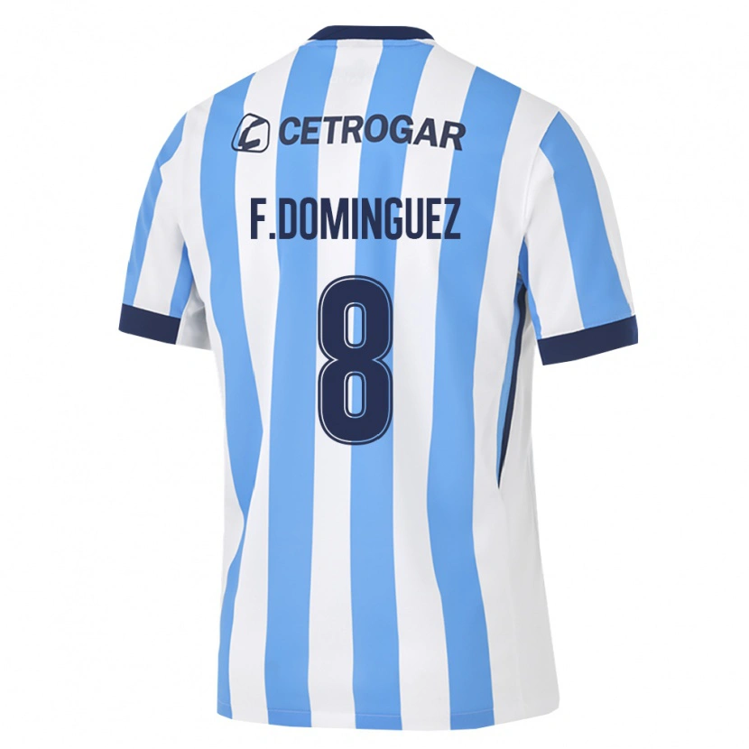 Danxen Niño Camiseta Fabricio Dominguez #8 Azul Claro Blanco Negro 1ª Equipación 2026/27 La Camisa México