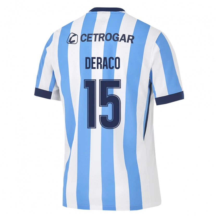 Danxen Niño Camiseta Dante Deraco #15 Azul Claro Blanco Negro 1ª Equipación 2026/27 La Camisa México