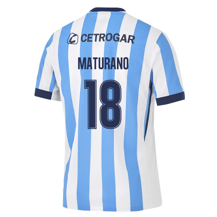 Danxen Niño Camiseta Agustina Maturano #18 Azul Claro Blanco Negro 1ª Equipación 2026/27 La Camisa México