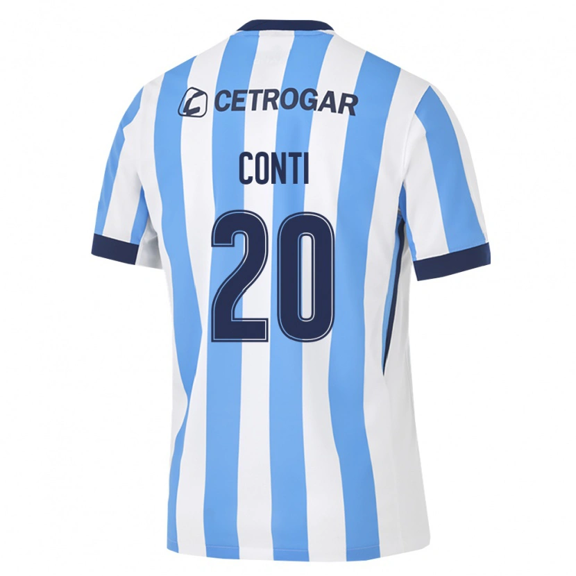 Danxen Niño Camiseta Germán Conti #20 Azul Claro Blanco Negro 1ª Equipación 2026/27 La Camisa México