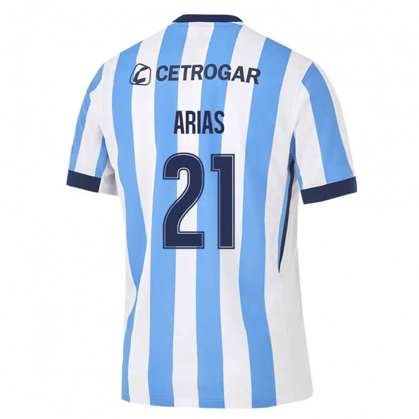 Danxen Niño Camiseta Gabriel Arias #21 Azul Claro Blanco Negro 1ª Equipación 2026/27 La Camisa México