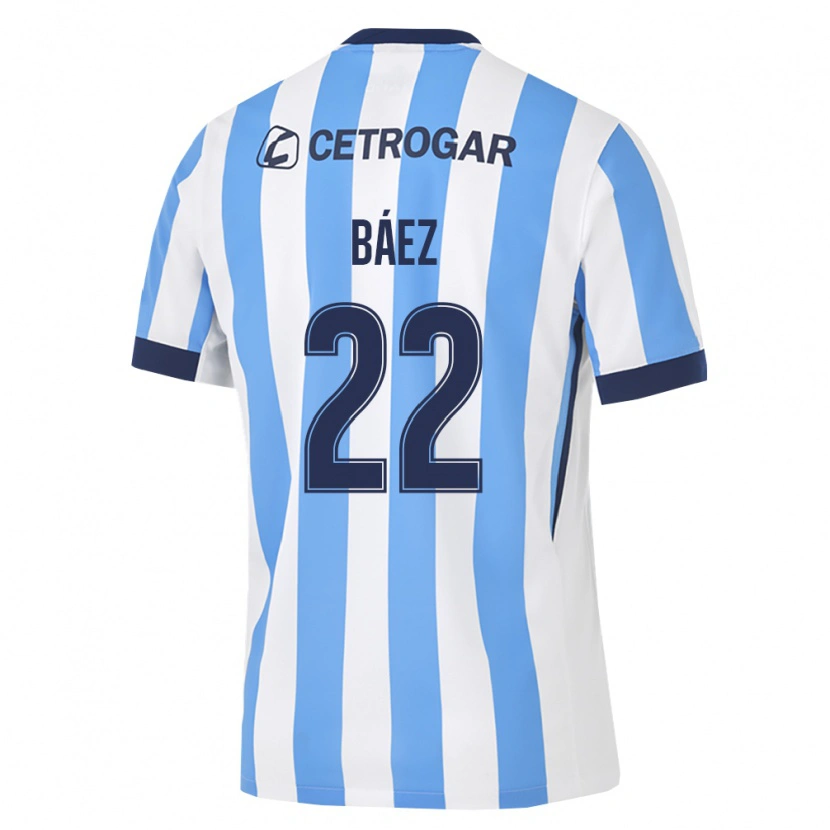 Danxen Niño Camiseta Santino Báez #22 Azul Claro Blanco Negro 1ª Equipación 2026/27 La Camisa México
