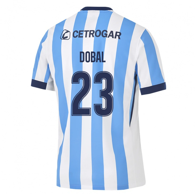 Danxen Niño Camiseta Joaquín Dobal #23 Azul Claro Blanco Negro 1ª Equipación 2026/27 La Camisa México