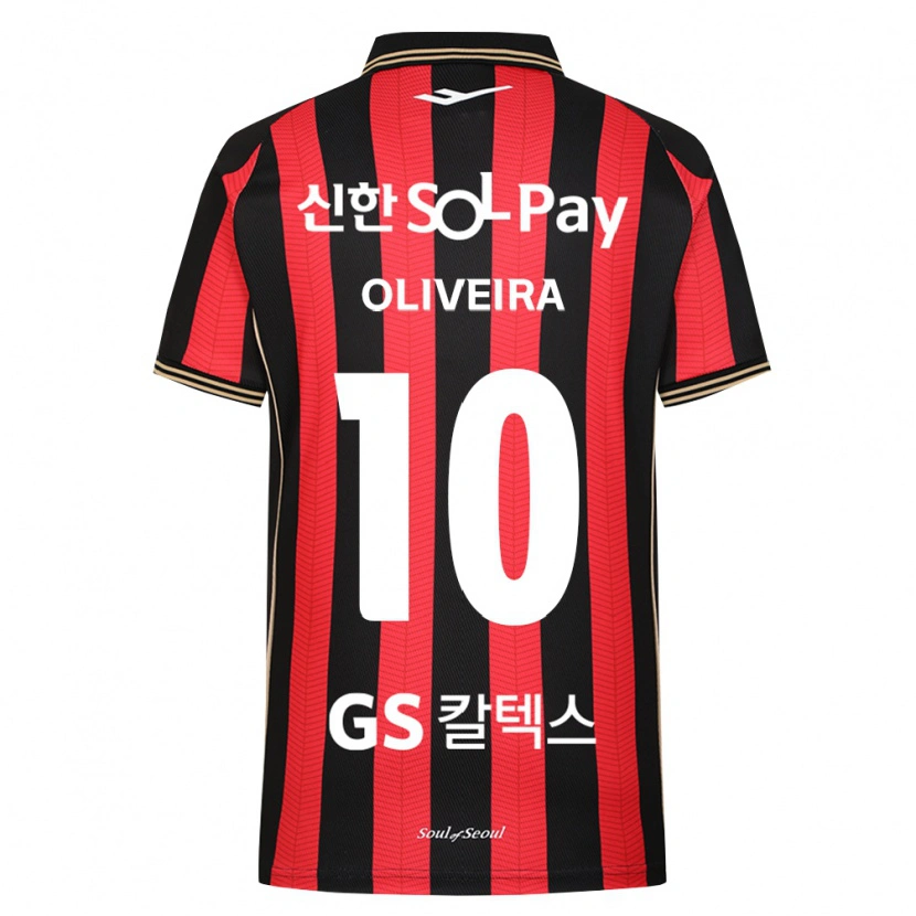 Danxen Niño Camiseta Anderson Oliveira #10 Rojo Blanco Negro 1ª Equipación 2026/27 La Camisa México