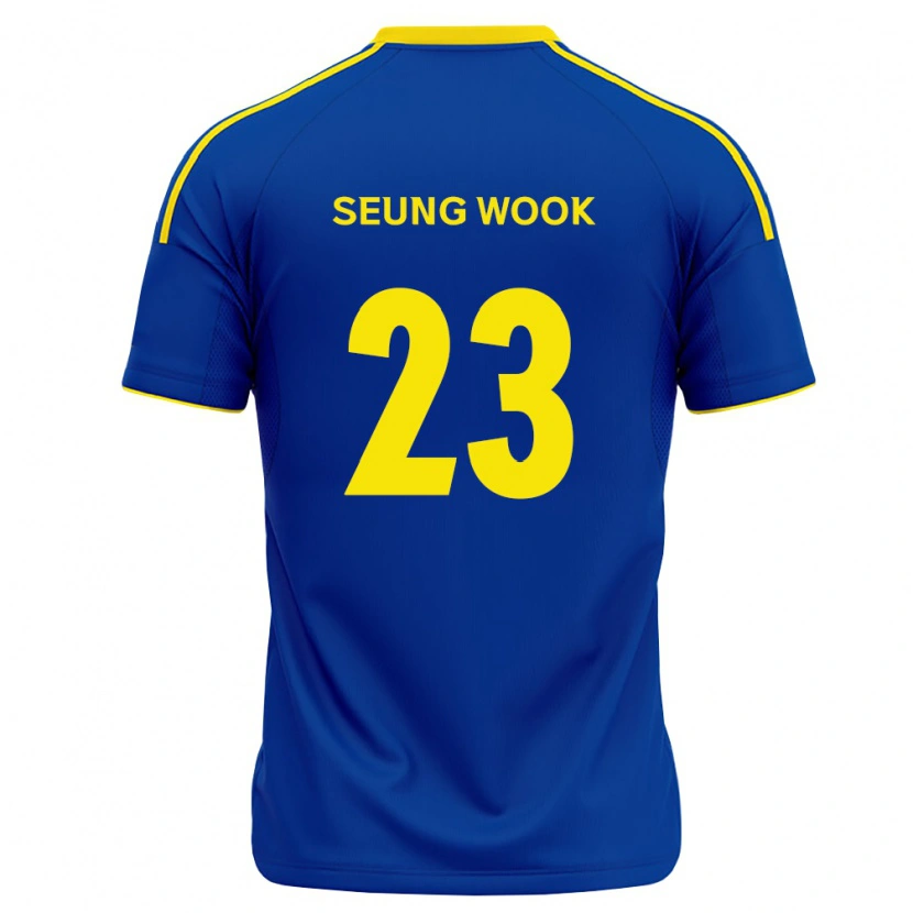 Danxen Niño Camiseta Seung-Wook Seo #23 Azul Real Amarillo 1ª Equipación 2026/27 La Camisa México
