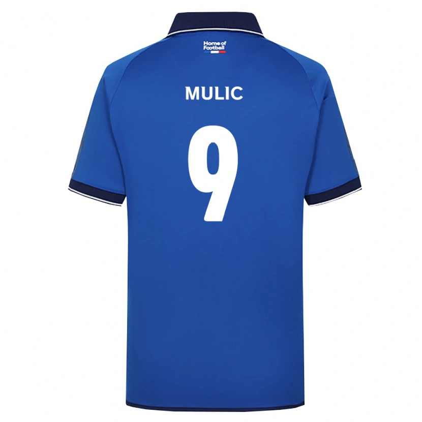 Danxen Niño Camiseta Fejsal Mulic #9 Azul Real Blanco Rojo 1ª Equipación 2026/27 La Camisa México