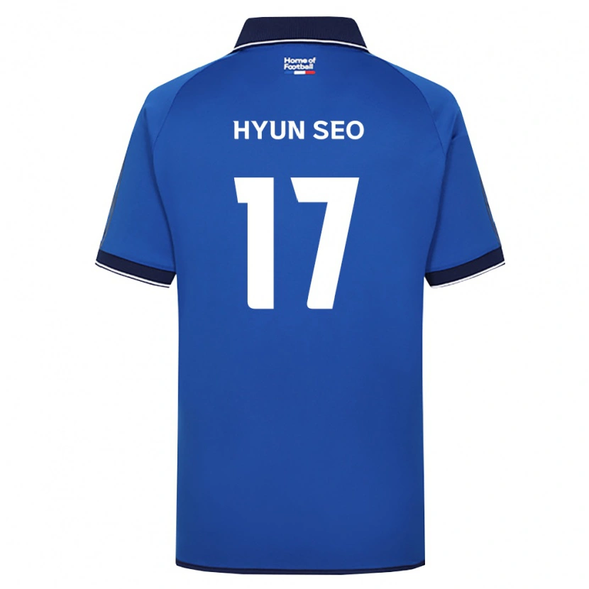Danxen Niño Camiseta Hyun-Seo Lee #17 Azul Real Blanco Rojo 1ª Equipación 2026/27 La Camisa México