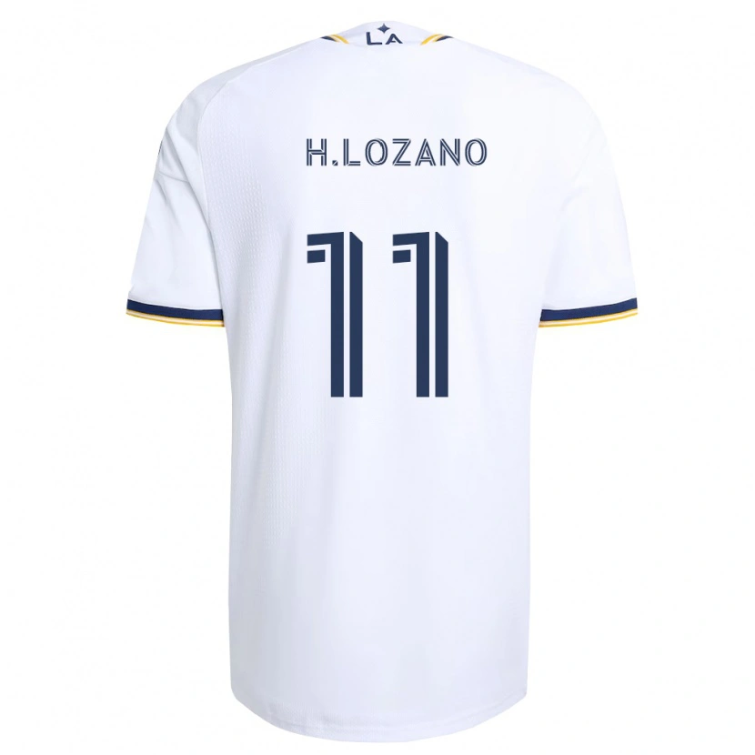 Danxen Niño Camiseta Hirving Lozano #11 Azul Amarillo Y Blanco 1ª Equipación 2026/27 La Camisa México