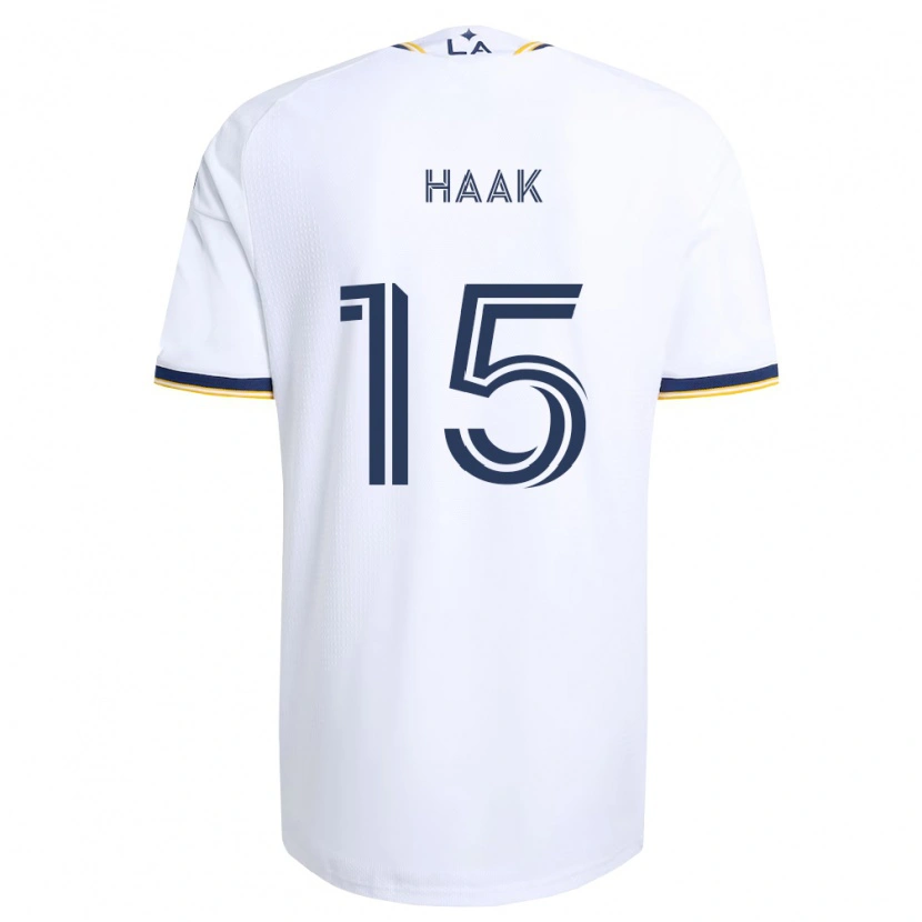 Danxen Niño Camiseta Justin Haak #15 Azul Amarillo Y Blanco 1ª Equipación 2026/27 La Camisa México