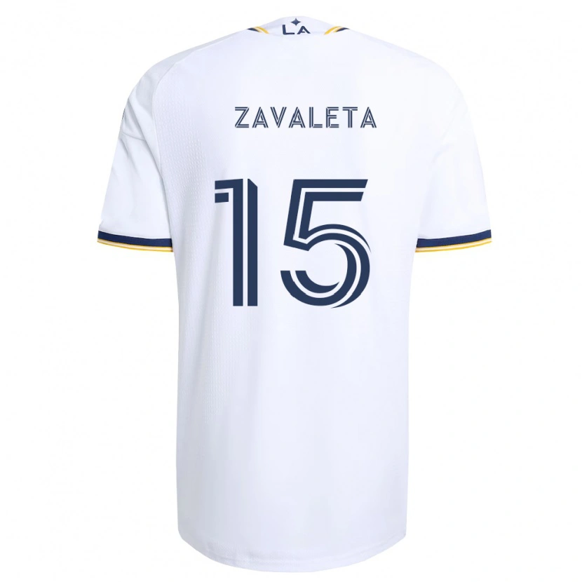 Danxen Niño Camiseta Eriq Zavaleta #15 Azul Amarillo Y Blanco 1ª Equipación 2026/27 La Camisa México