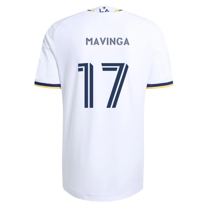 Danxen Niño Camiseta Chris Mavinga #17 Azul Amarillo Y Blanco 1ª Equipación 2026/27 La Camisa México