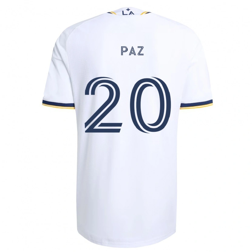 Danxen Niño Camiseta Jaiden Paz #20 Azul Amarillo Y Blanco 1ª Equipación 2026/27 La Camisa México