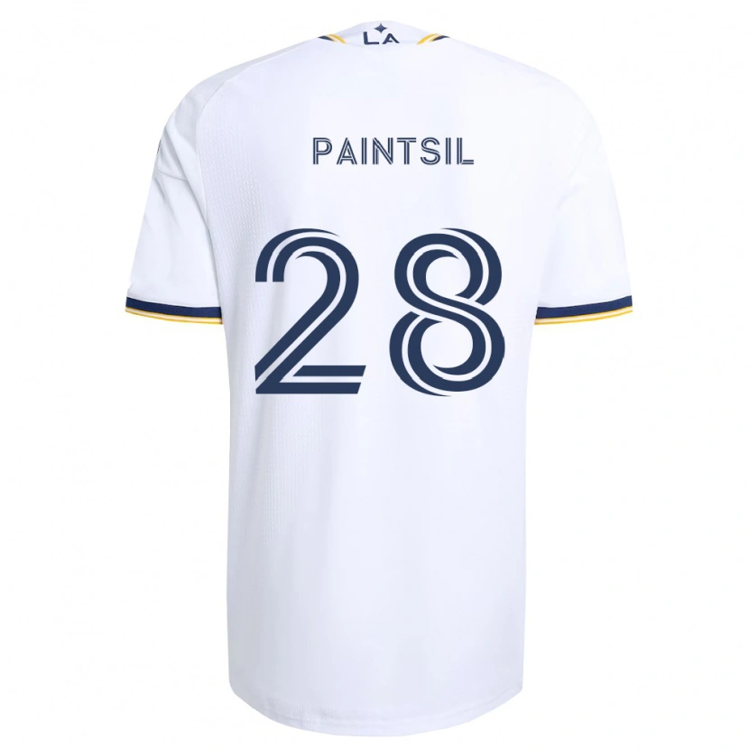Danxen Niño Camiseta Joseph Paintsil #28 Azul Amarillo Y Blanco 1ª Equipación 2026/27 La Camisa México