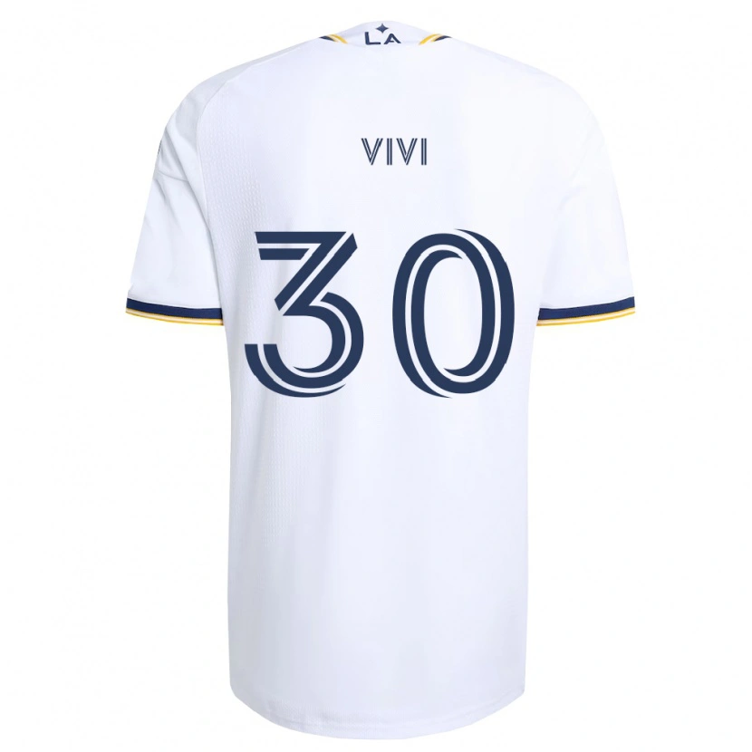 Danxen Niño Camiseta Gino Vivi #30 Azul Amarillo Y Blanco 1ª Equipación 2026/27 La Camisa México